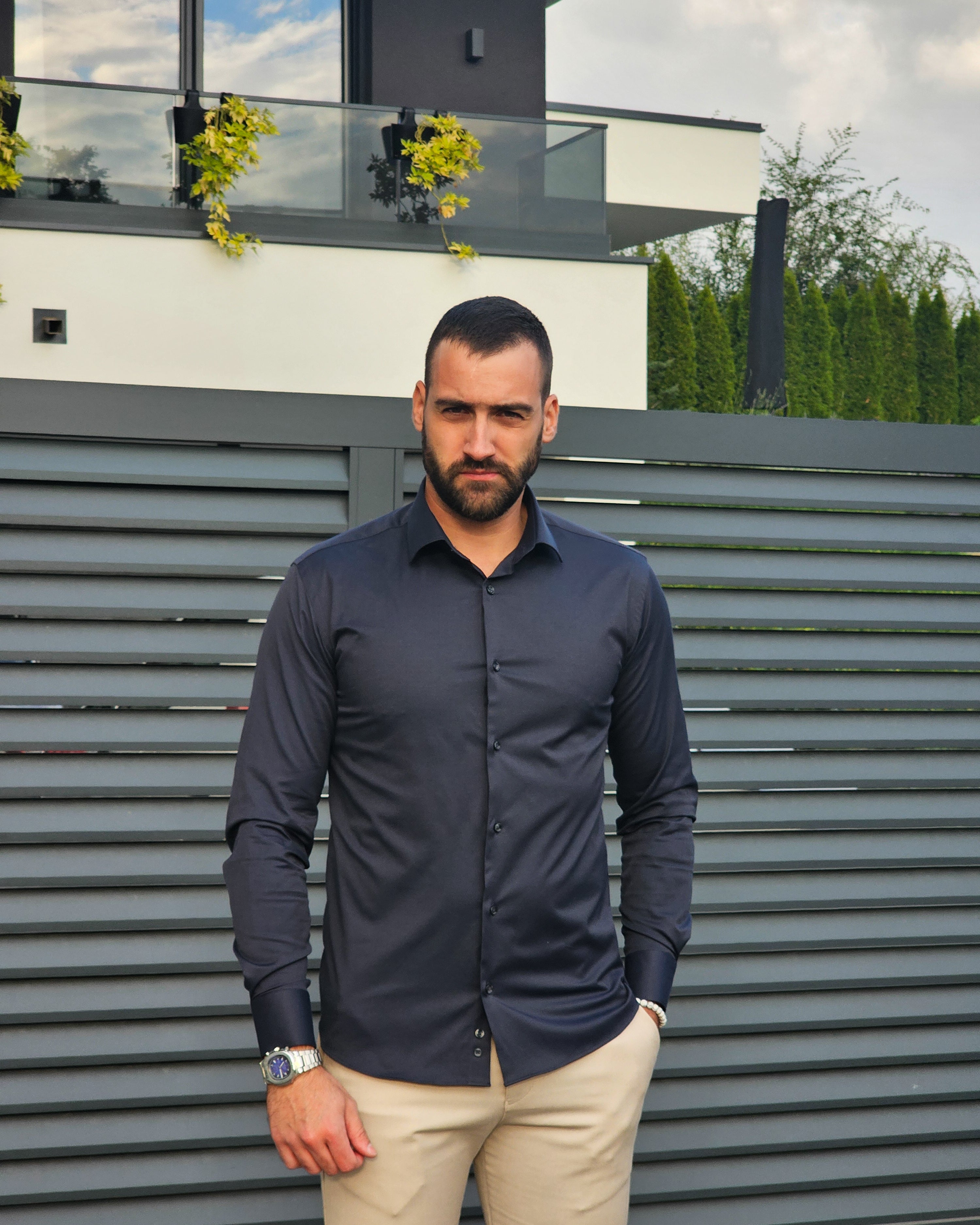 𝗙𝘂𝗰𝗸𝗶𝗻' 𝗜𝗰𝗼𝗻 | Košulja - Office Navy