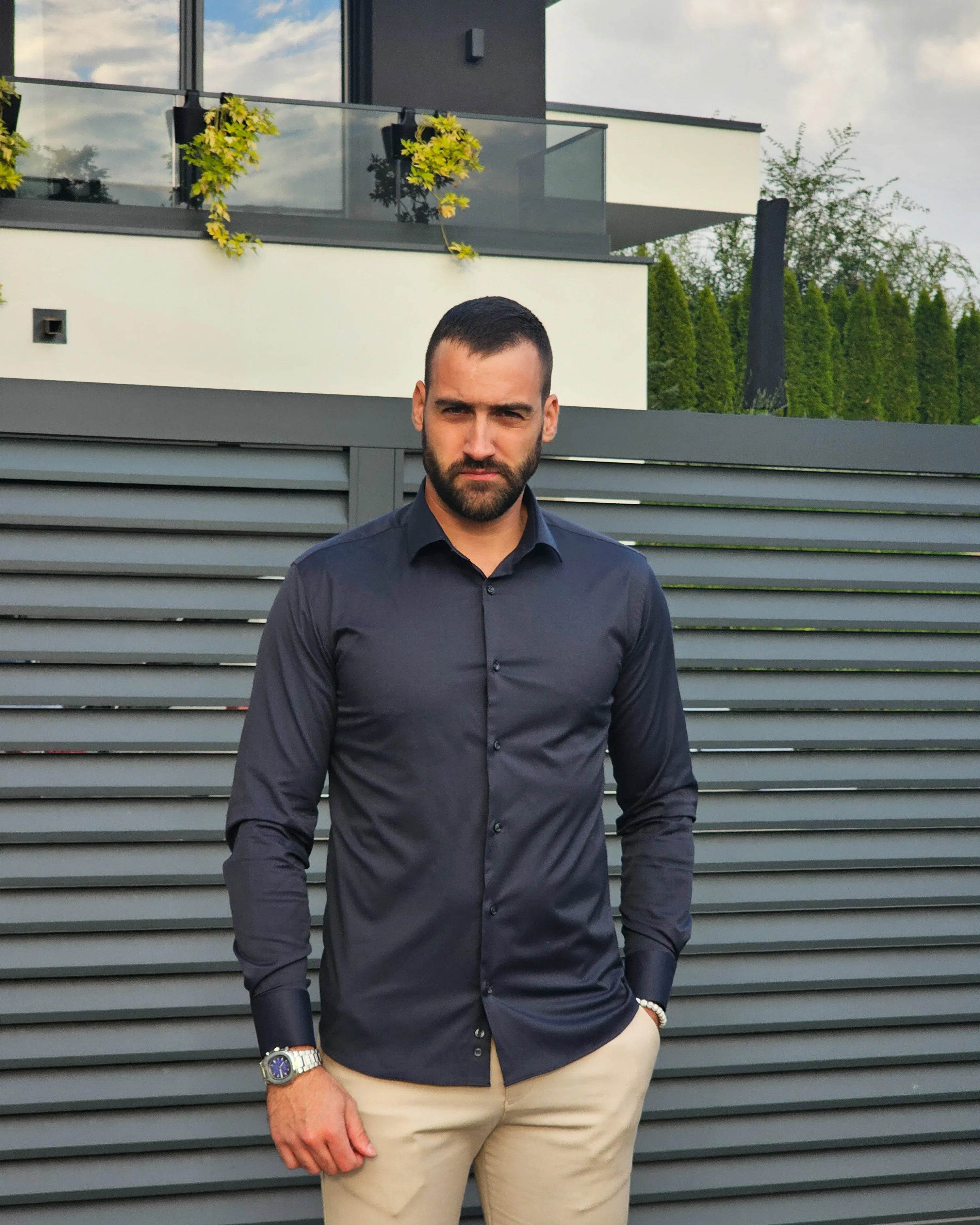 𝗙𝘂𝗰𝗸𝗶𝗻' 𝗜𝗰𝗼𝗻 | Košulja - Office Navy