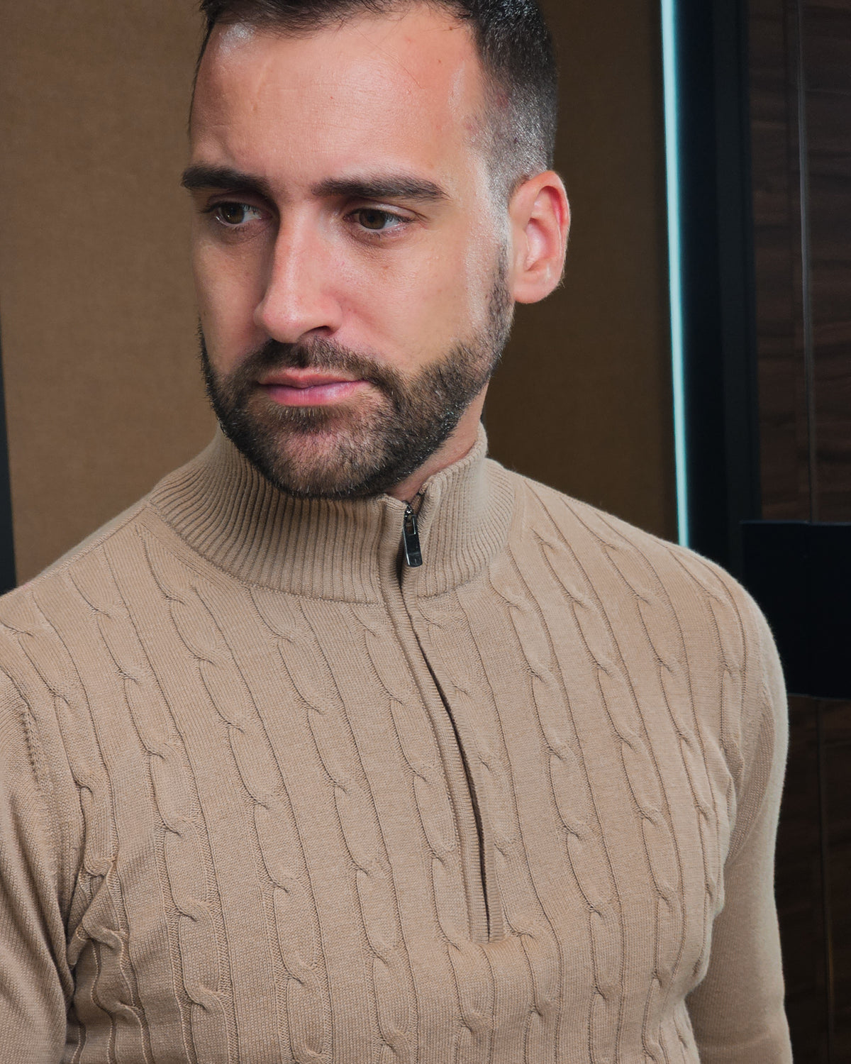 𝗗𝗢𝗡 𝗩𝗜𝗧𝗢 | Half Zip Džemper - Sirocco
