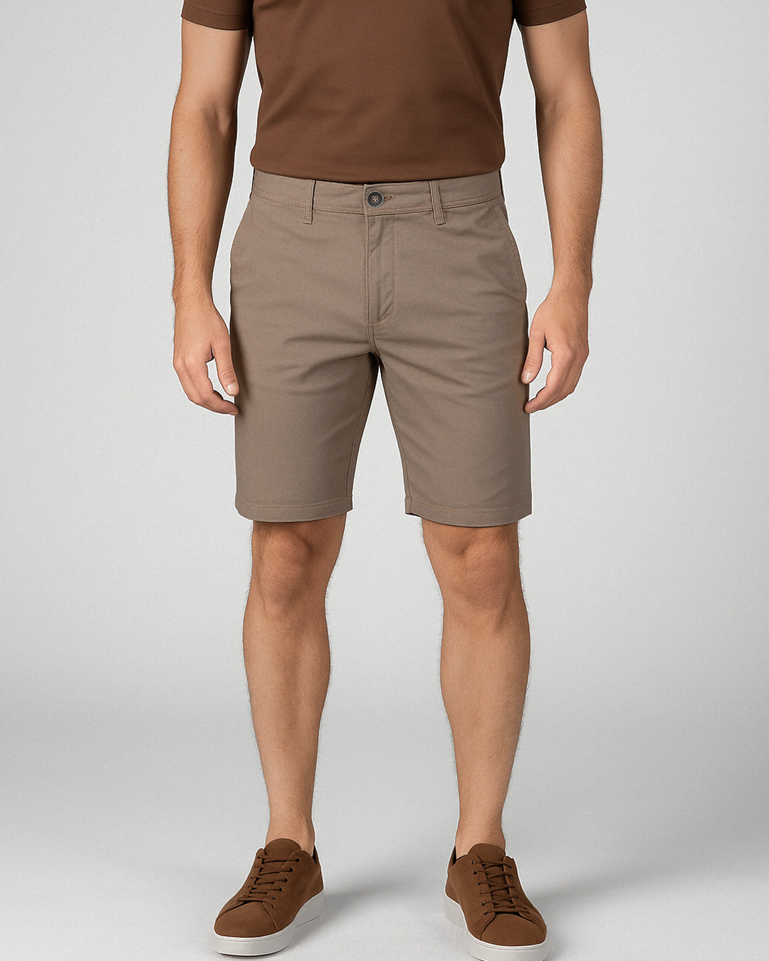 Chino bermude - Elegant Coffe - Slim Fit