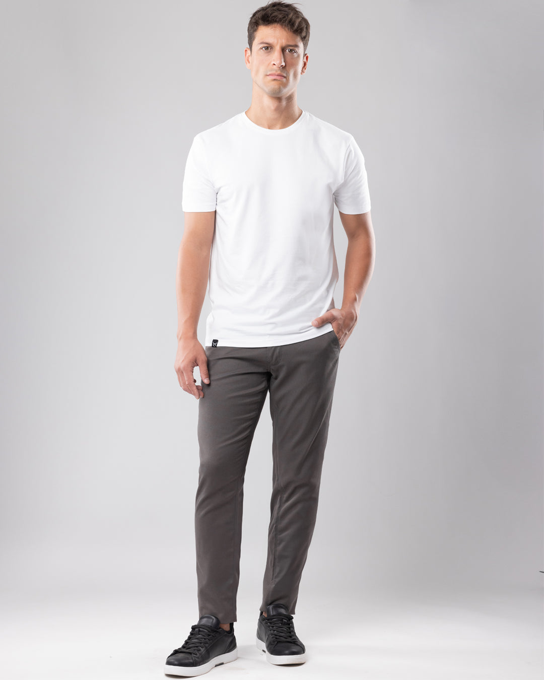 Chino pantalone - Tamno sive - Slim Fit