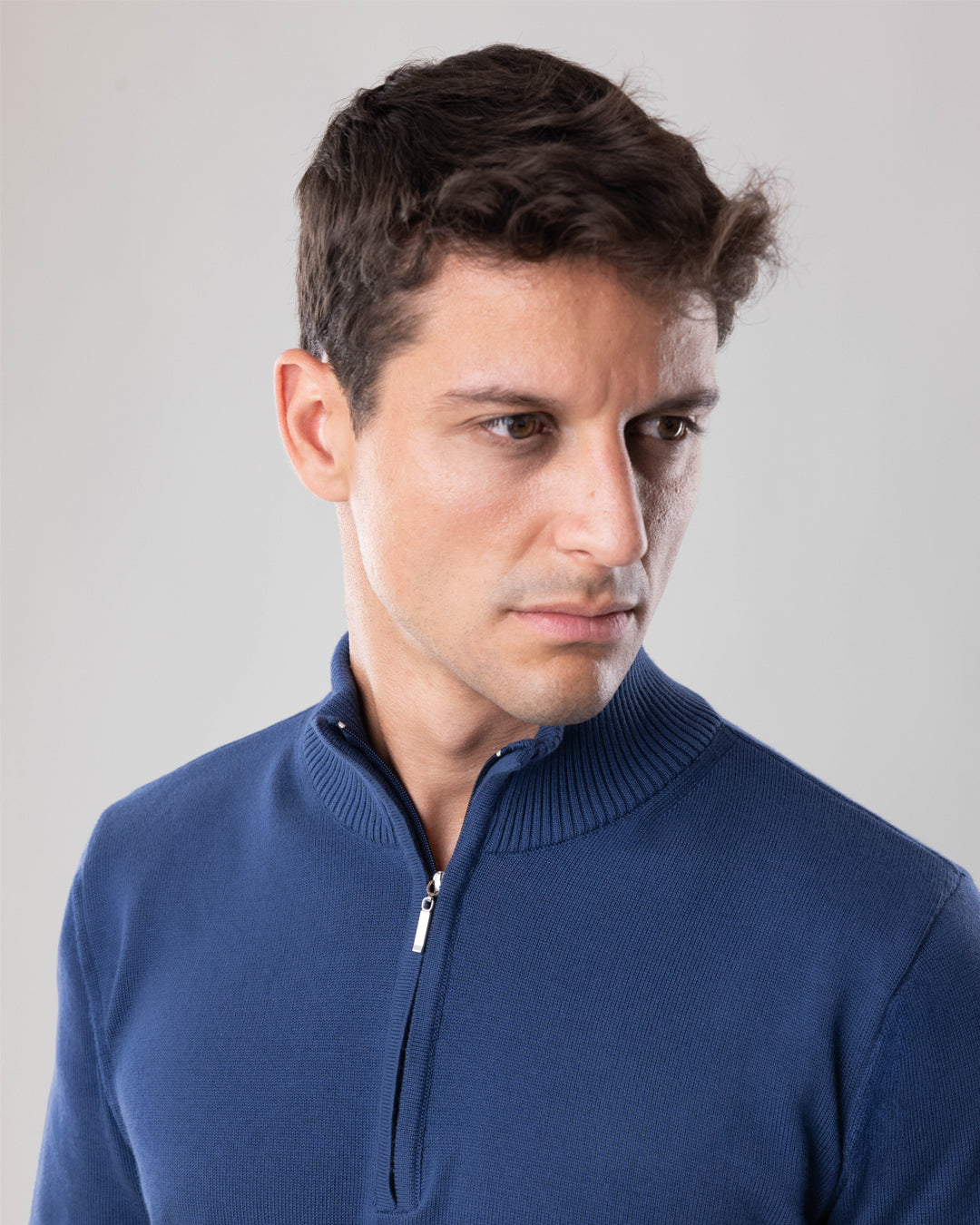 Half zip džemper 02 - Coastal Fjord
