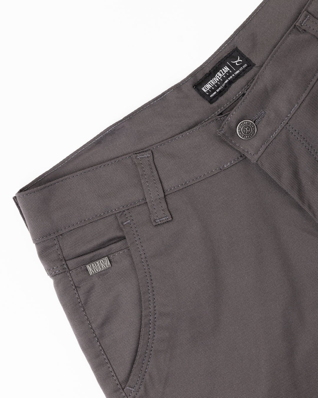 Chino pantalone - Tamno sive - Slim Fit