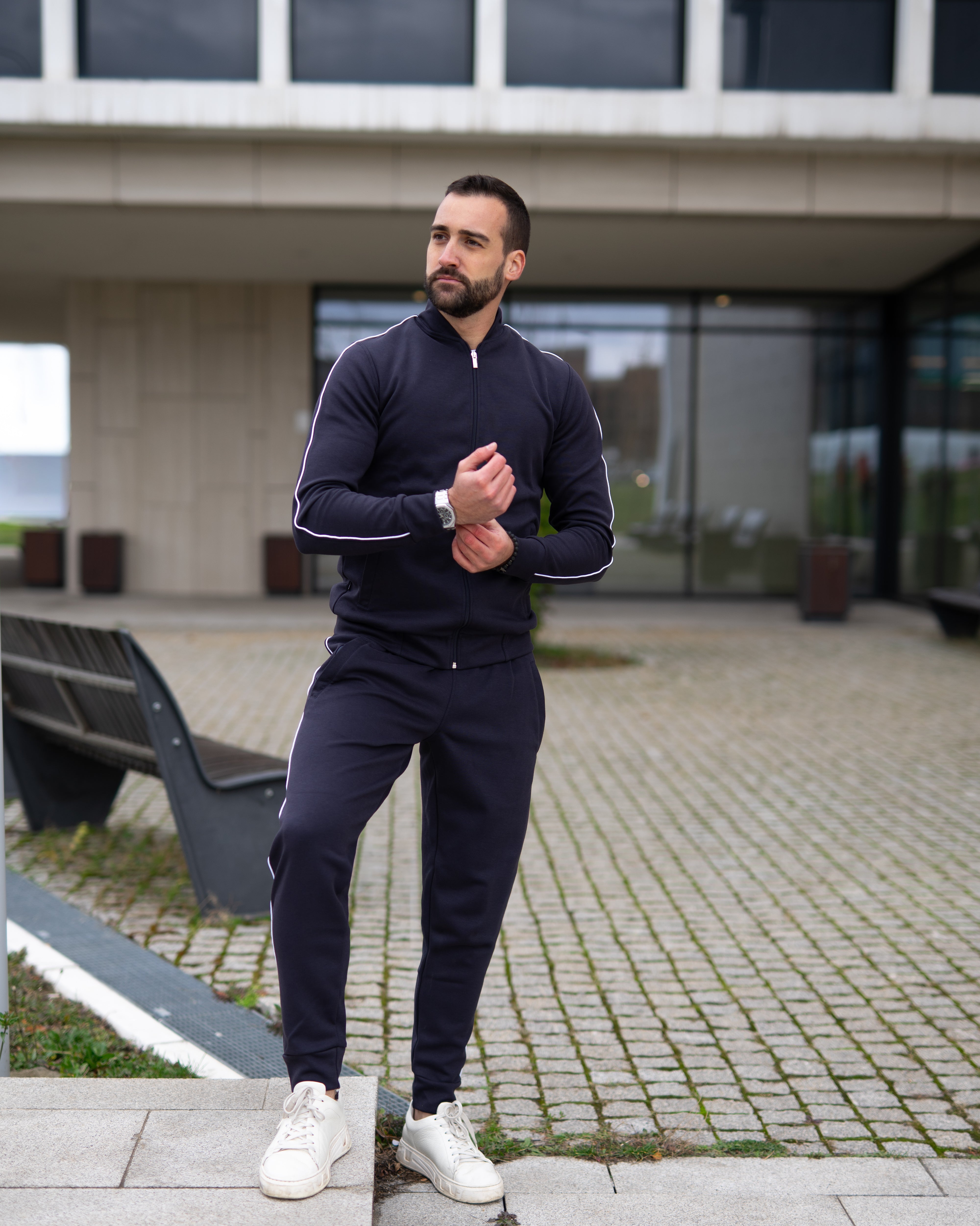 𝗝𝗘𝗧 𝗦𝗘𝗧 | Komplet trenerka - Office Navy