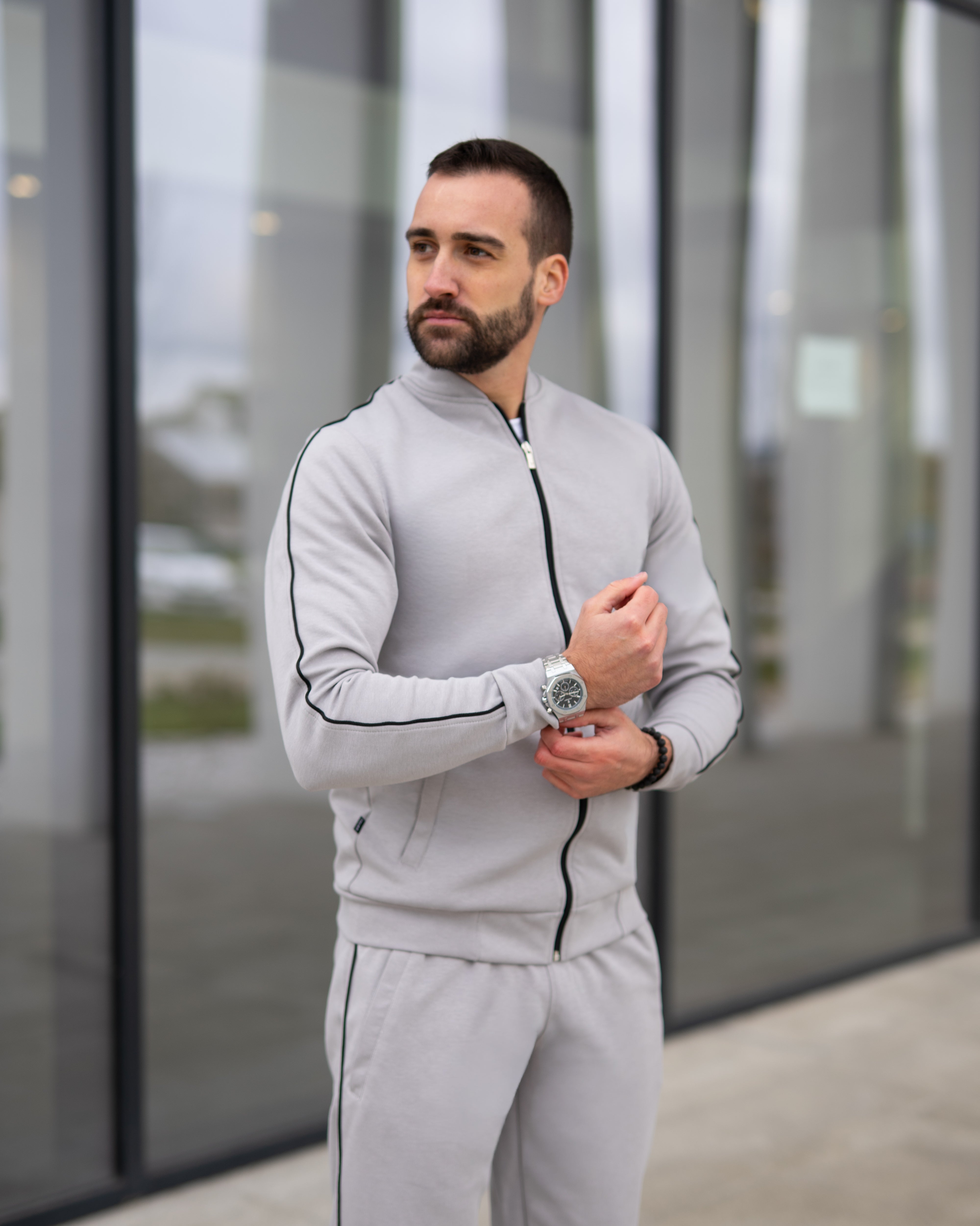 𝗝𝗘𝗧 𝗦𝗘𝗧 | Komplet trenerka - Capital Silver x Black Strike