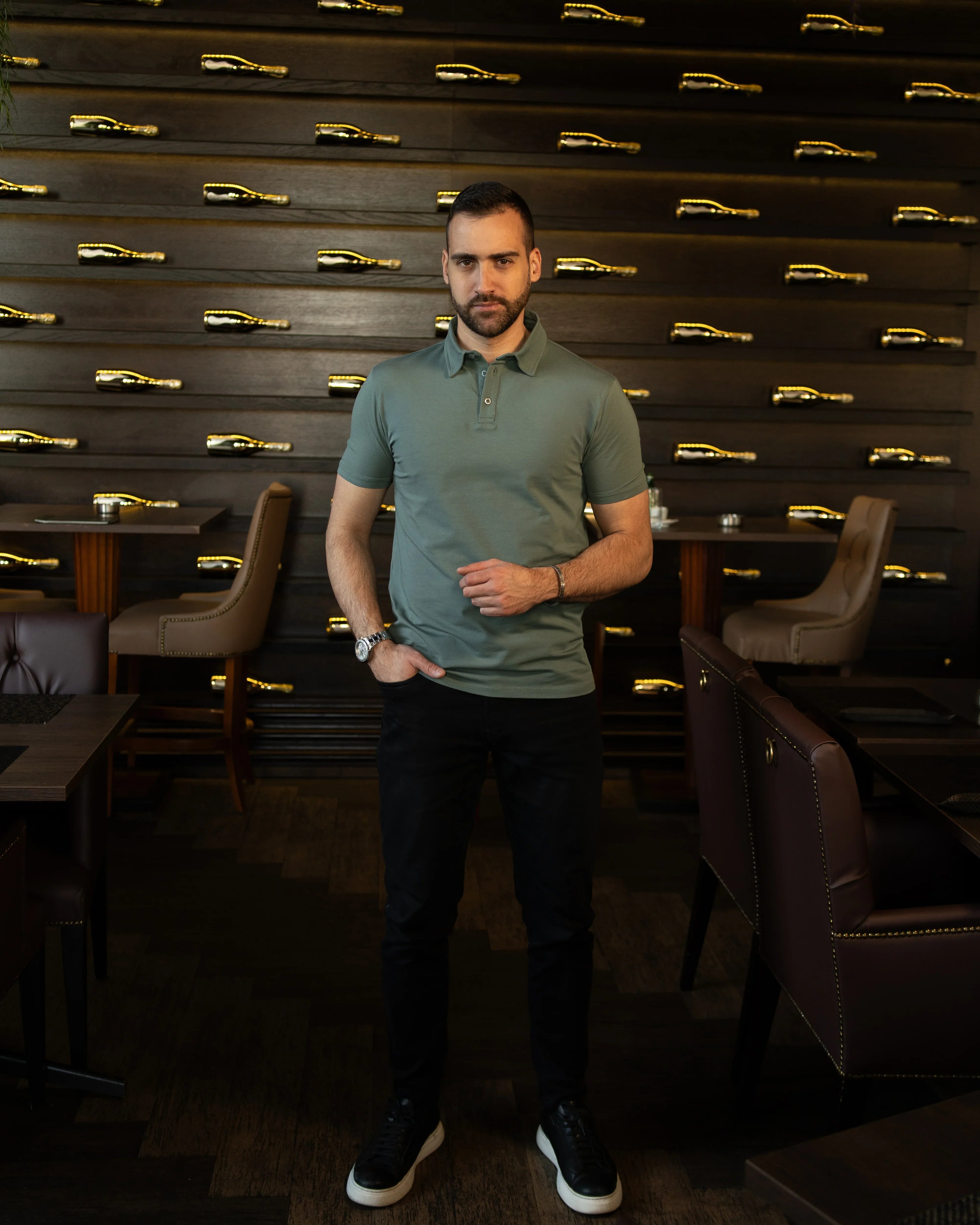 𝗧𝗵𝗲 𝗗𝗲𝗮𝗹 𝗠𝗮𝗸𝗲𝗿 | Polo majica - Forest Moss