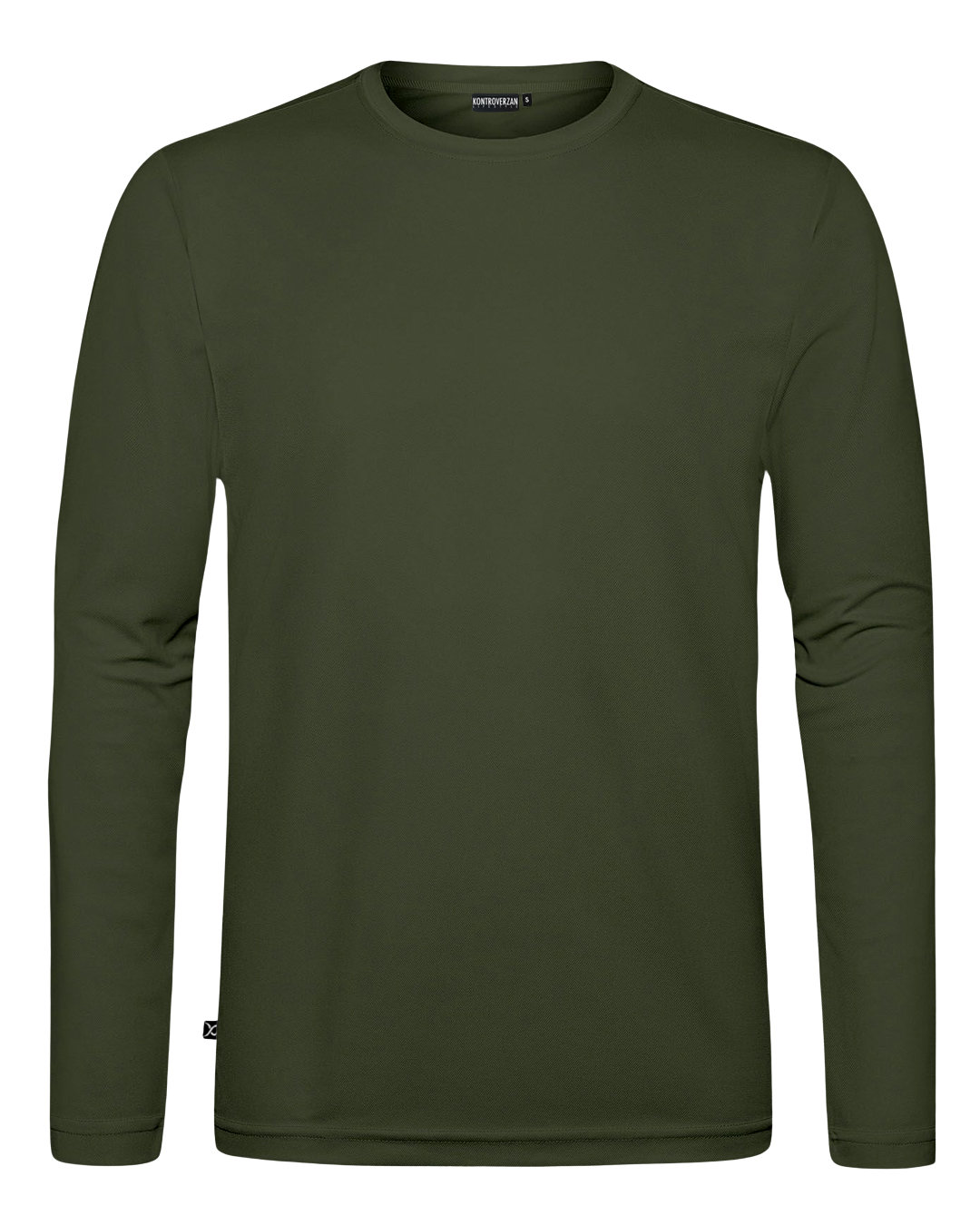 Basic majica dugi rukav 02 - Olive