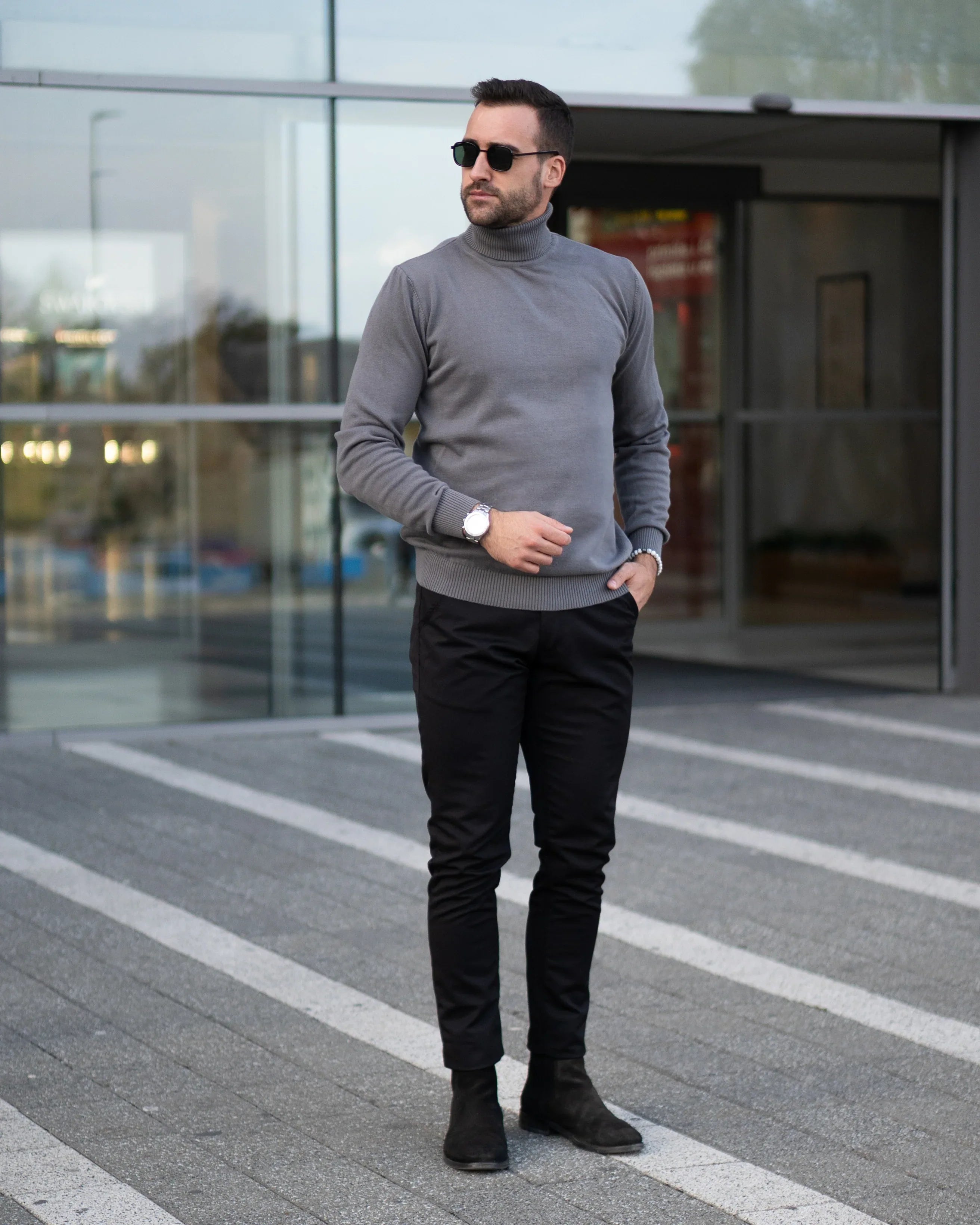 𝗜𝗻𝗻𝗼𝘃𝗮𝘁𝗼𝗿 | Džemper rolka - Smoke Pearl