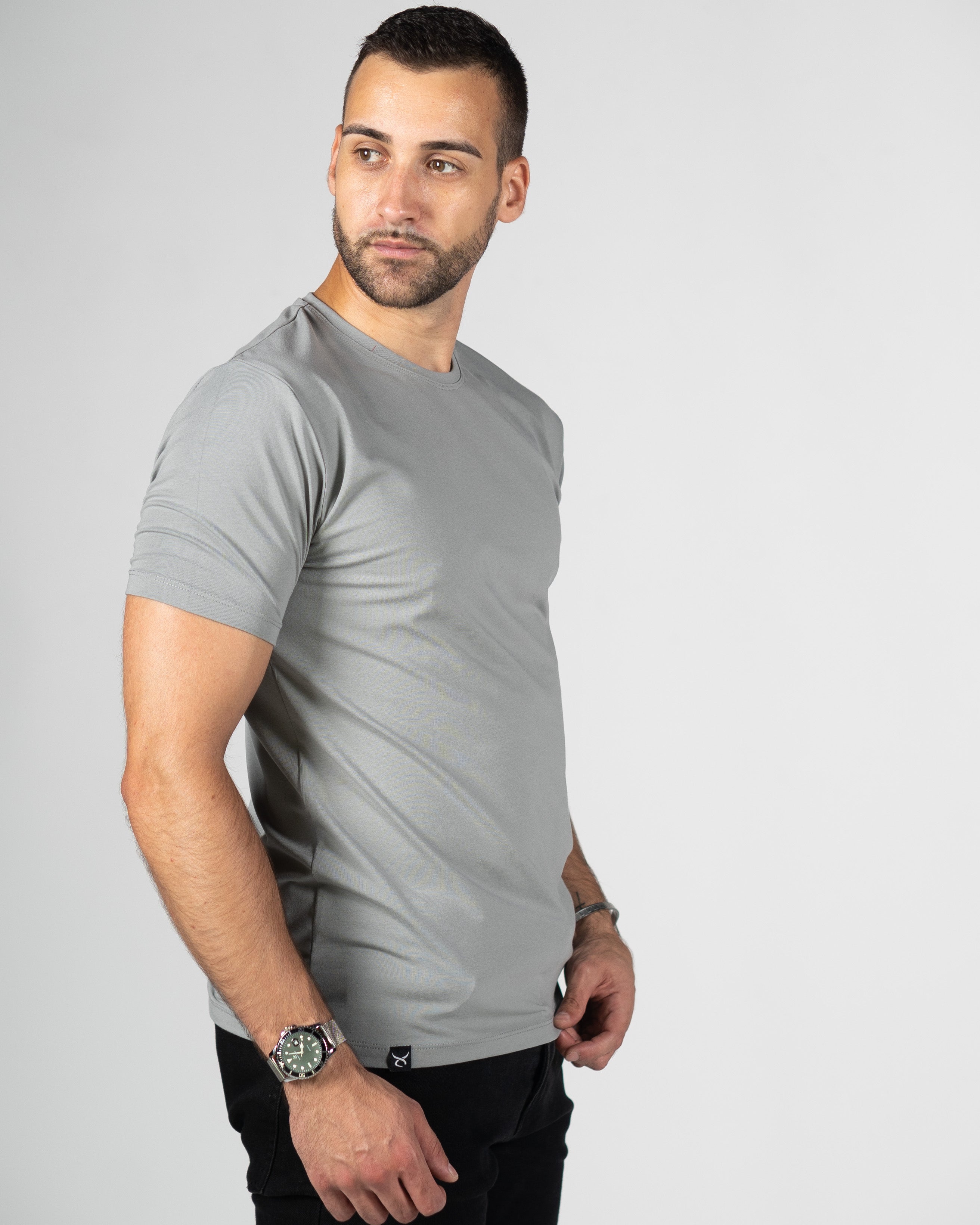 Basic majica 07 - Neutral Gray
