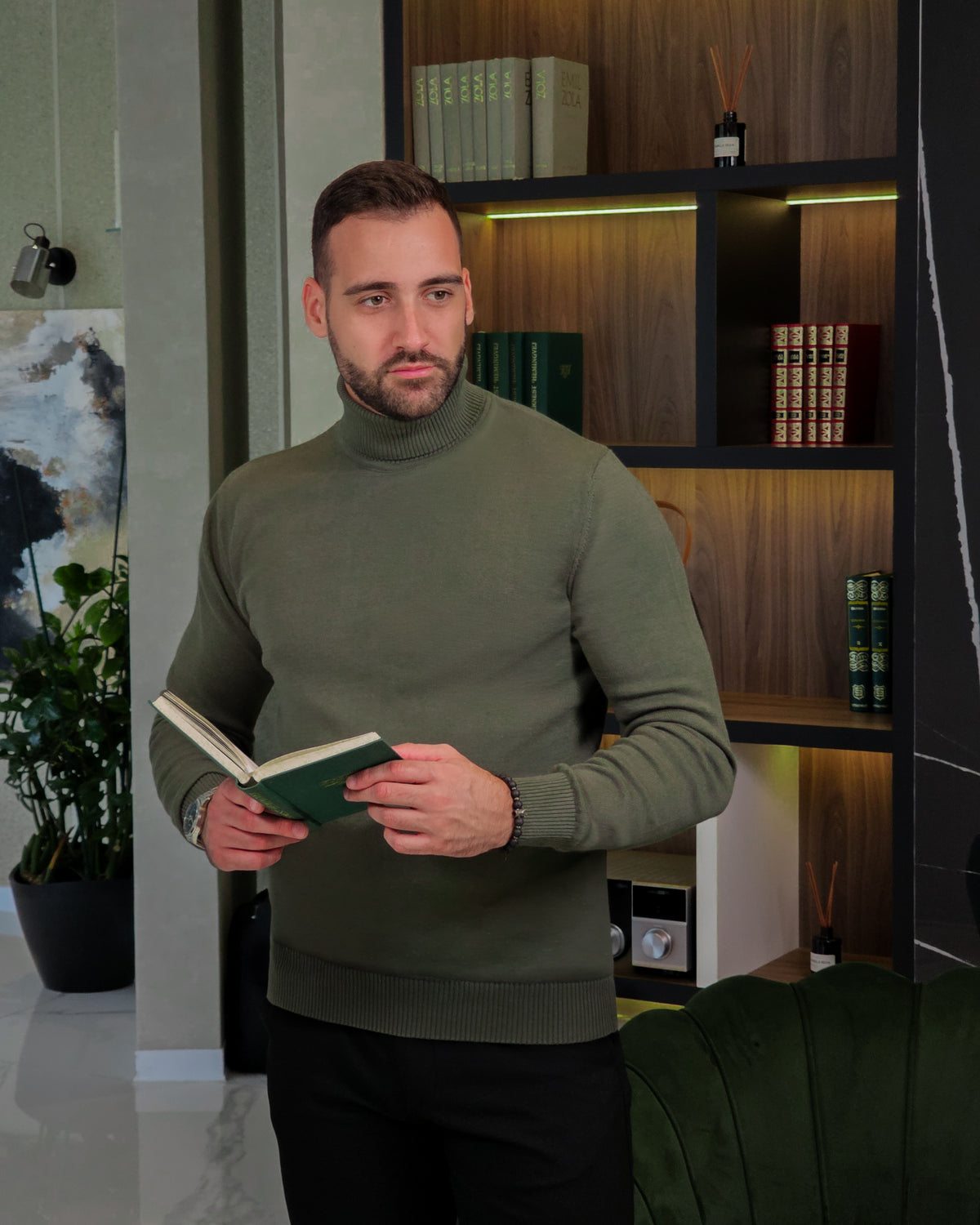 𝗜𝗻𝗻𝗼𝘃𝗮𝘁𝗼𝗿 | Džemper rolka - Dusty Olive