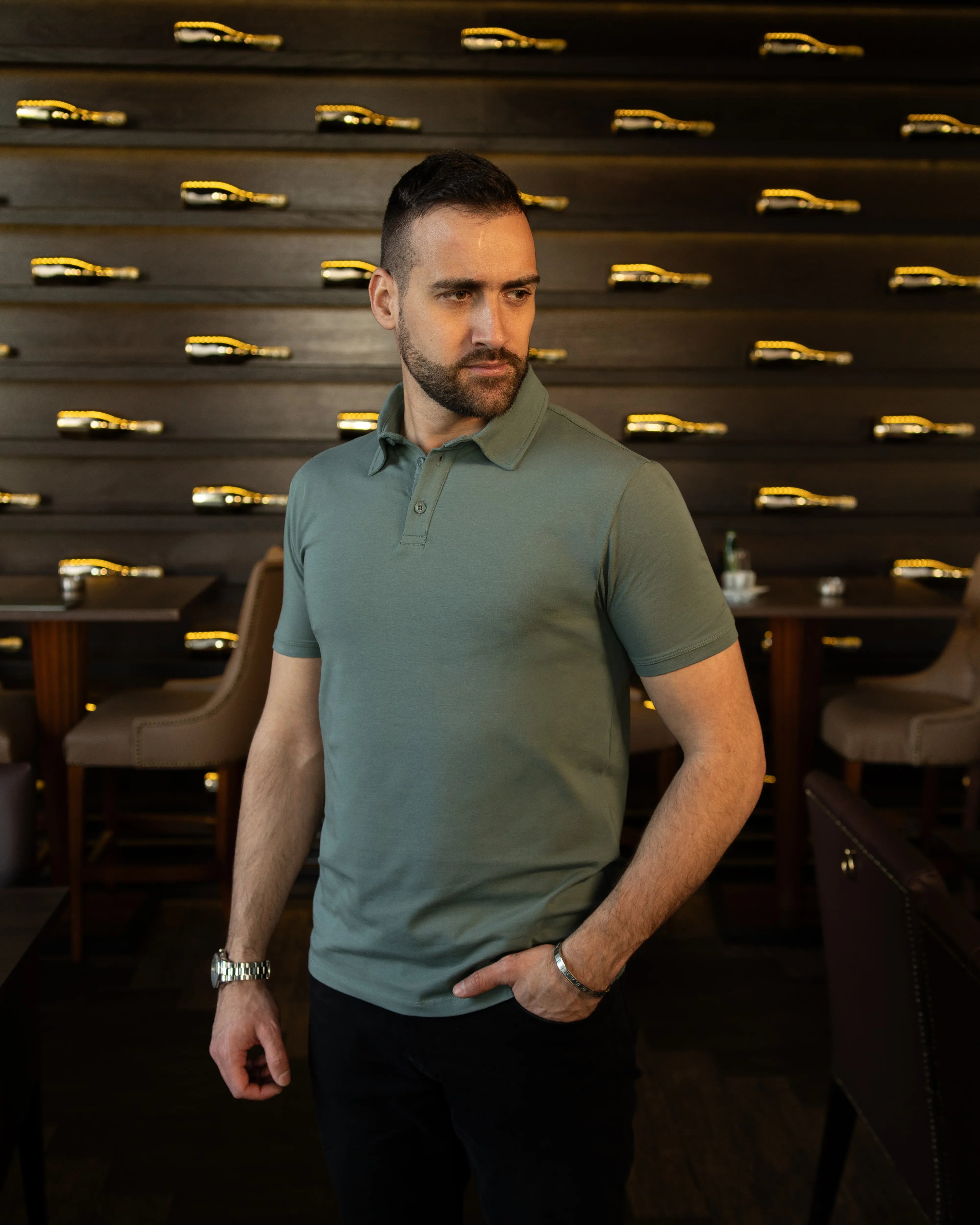 𝗧𝗵𝗲 𝗗𝗲𝗮𝗹 𝗠𝗮𝗸𝗲𝗿 | Polo majica - Forest Moss