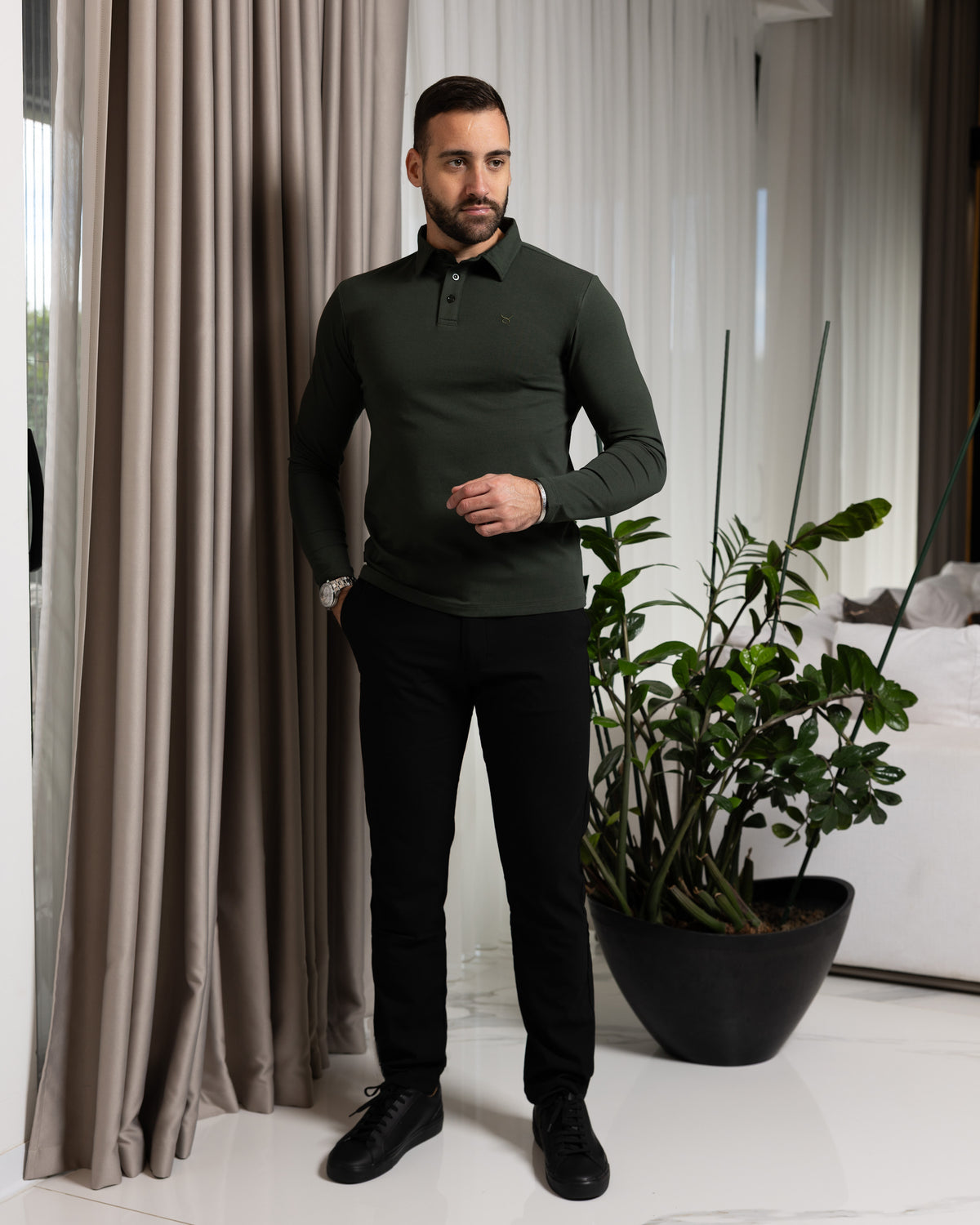 𝗧𝗵𝗲 𝗜𝗻𝘀𝗶𝗱𝗲𝗿 | Polo majica - dugi rukav - Evermoss