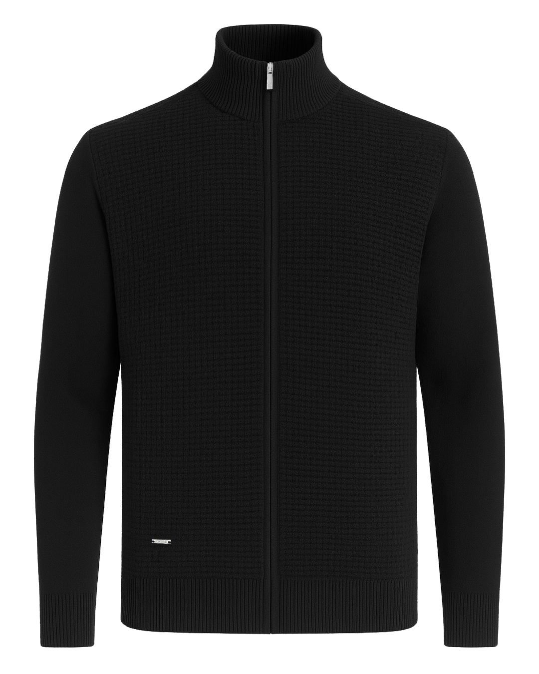 𝗔𝗿𝗶𝘀𝘁𝗼𝗰𝗿𝗮𝘁 | Full Zip Džemper - Black